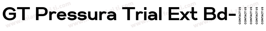 GT Pressura Trial Ext Bd字体转换